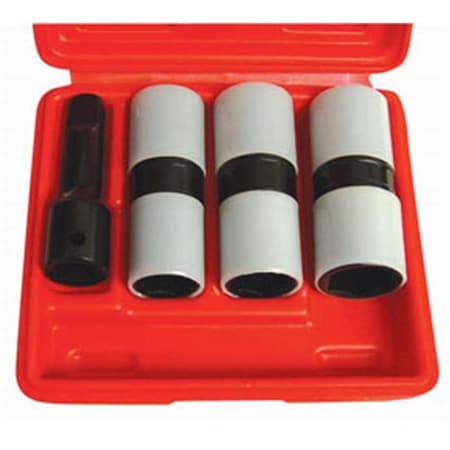Protectionpro 3 Pc. 0.5 In. Drive Thin Wall Flip Impact Socket Set With Protective Sleeve PR846335
